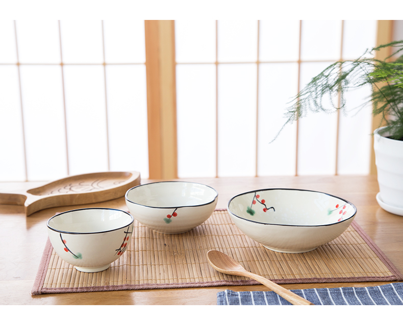 Japanese and wind household ceramics tableware rainbow such to use individual creative sushi eat bowl of the big bowl bowl dessert bowls