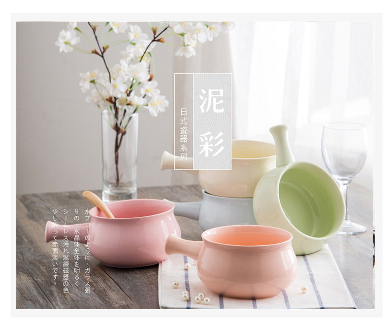 Wave point home ins couples Japanese European large ceramic bowl with the bowl mercifully rainbow such as bowl bowl bowl of tableware