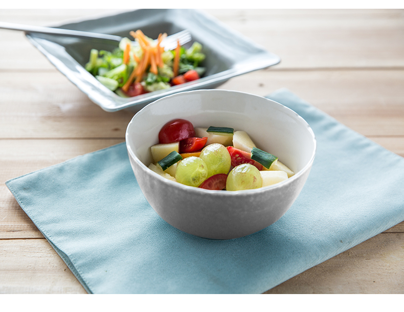 Nordic Japanese - style tableware ceramics household rainbow such as bowl bowl of rice bowl to eat nice bowl creative abnormity large soup bowl