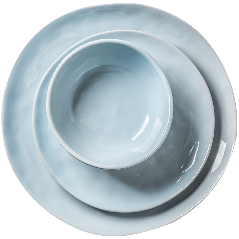 Nordic Japanese contracted wind lovers color irregular contracted ceramic bowl bowl mercifully rainbow such as bowl soup bowl dishes by hand