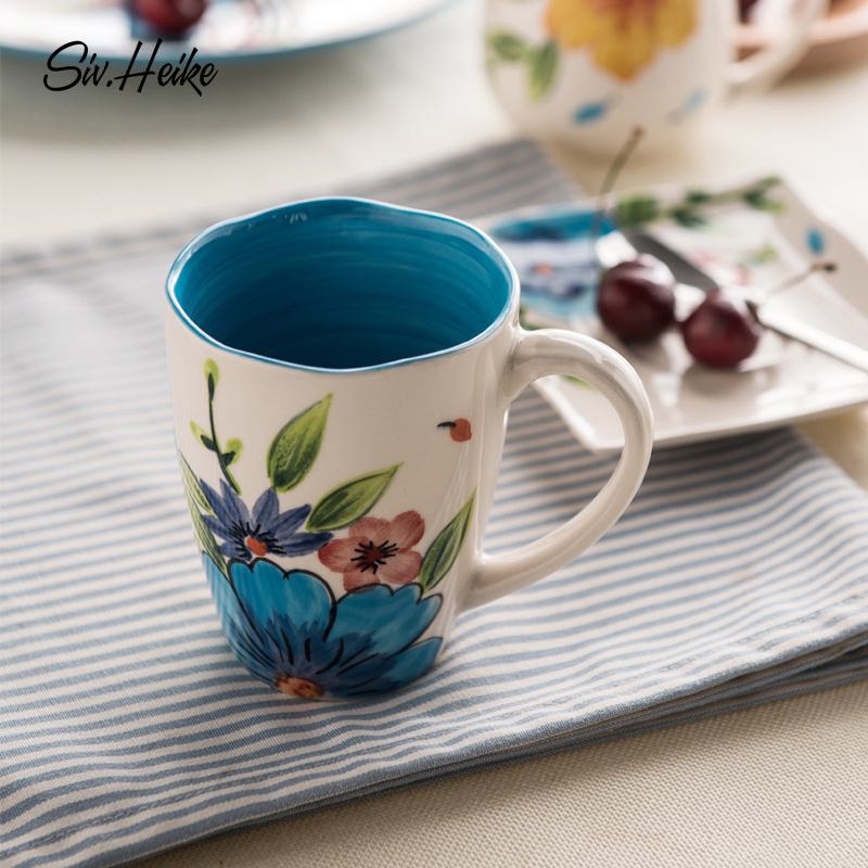 Nordic ins hand - made home lovely picking ou take the ceramic cup milk coffee mark cup tea cups