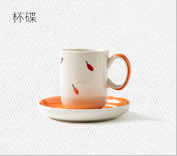 Nordic ins hand color Japanese European household ceramic bowl west tableware dessert salad bowl rainbow such as bowl soup bowl