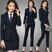Business wear womens suit 2020 new fashion trousers suit suit spring hotel formal bank work clothes