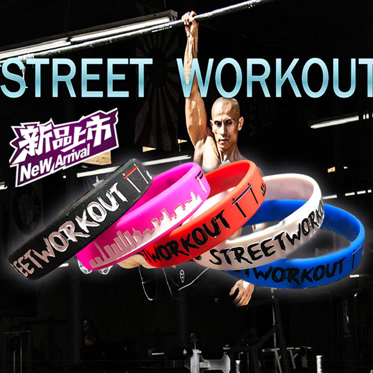 WRGD's new power bracelet streetworkout street extreme fitness logo bracelet sports fitness ring