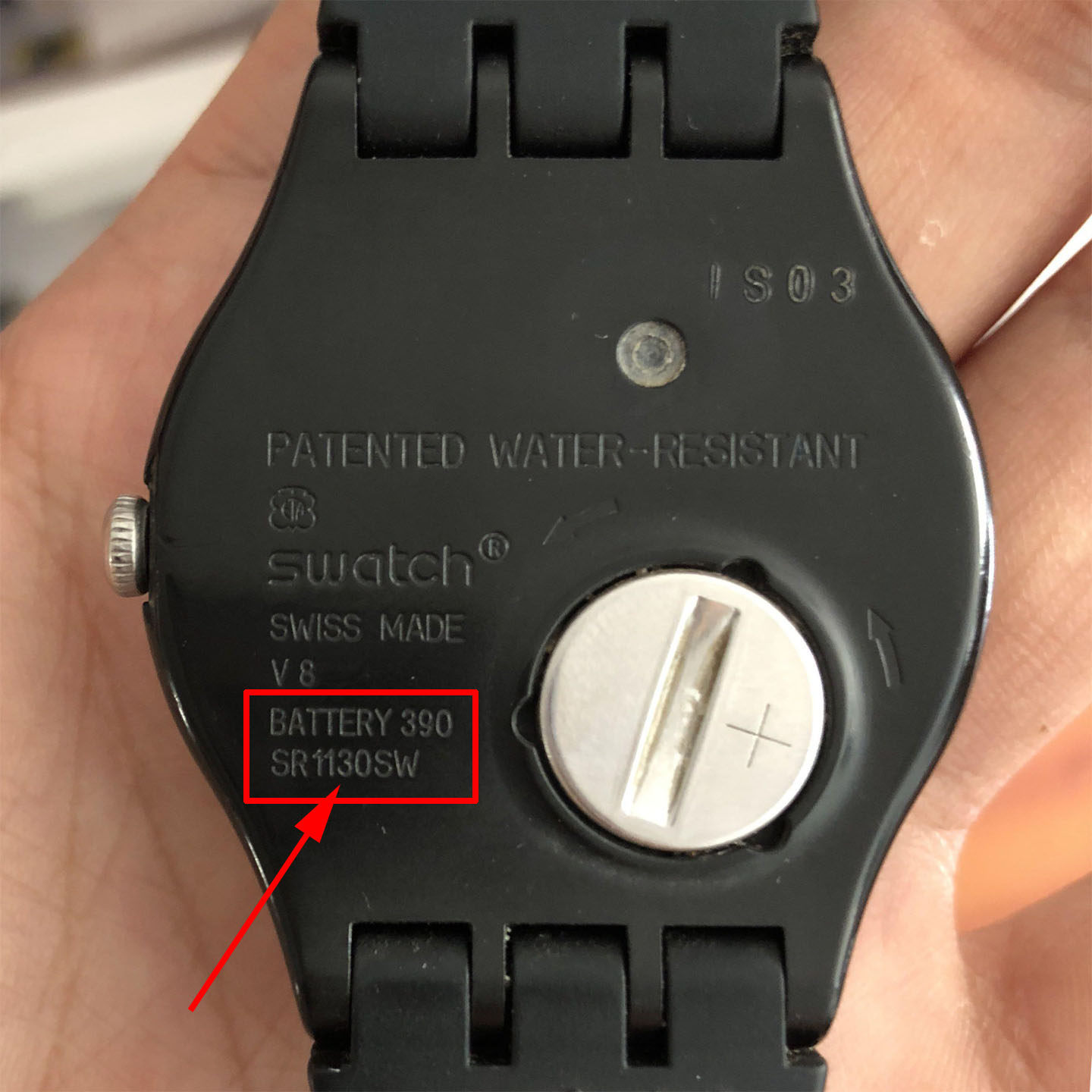 Swatch original 390 battery SR1130SW button battery Swiss RENATA made 1.55V watch battery