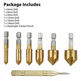 7IN1 HSS COUNTINK BIT SET 5 Flute 90 градусов 6-19 мм
