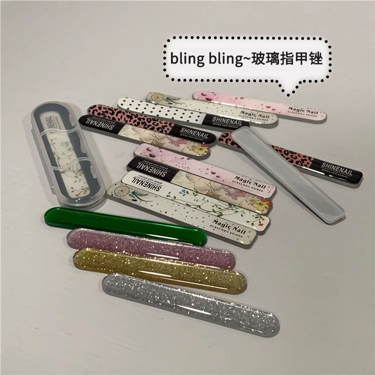 Korean Nano Glass Polishing File, Nail Polishing Tool, Crystal Glass Frosted Manicure Tool, Nail File Polishing Strip