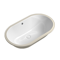 Ossatti Oval in the lower basin deepen washbasin toilet Terra basin recessed ceramic washbasin Single basin 6030