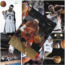 Iverson poster wall sticker basketball poster NBA All-star wallpaper dormitory super large poster wall sticker dormitory students