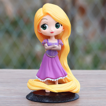 Q Posket New Long Hair Princess Lepe Hands Office Swing Piece Model Toy Gift Cake Baking Decoration