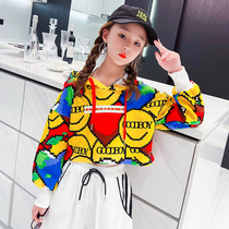 Girl Foreign Air Suit Autumn Clothing 2021 New Children Spring Autumn Net Red Girl Great Boy Trendy Casual Two Sets