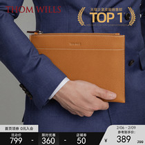 ThomWills hand-held a new business leather for men and women handmade crusty envelope