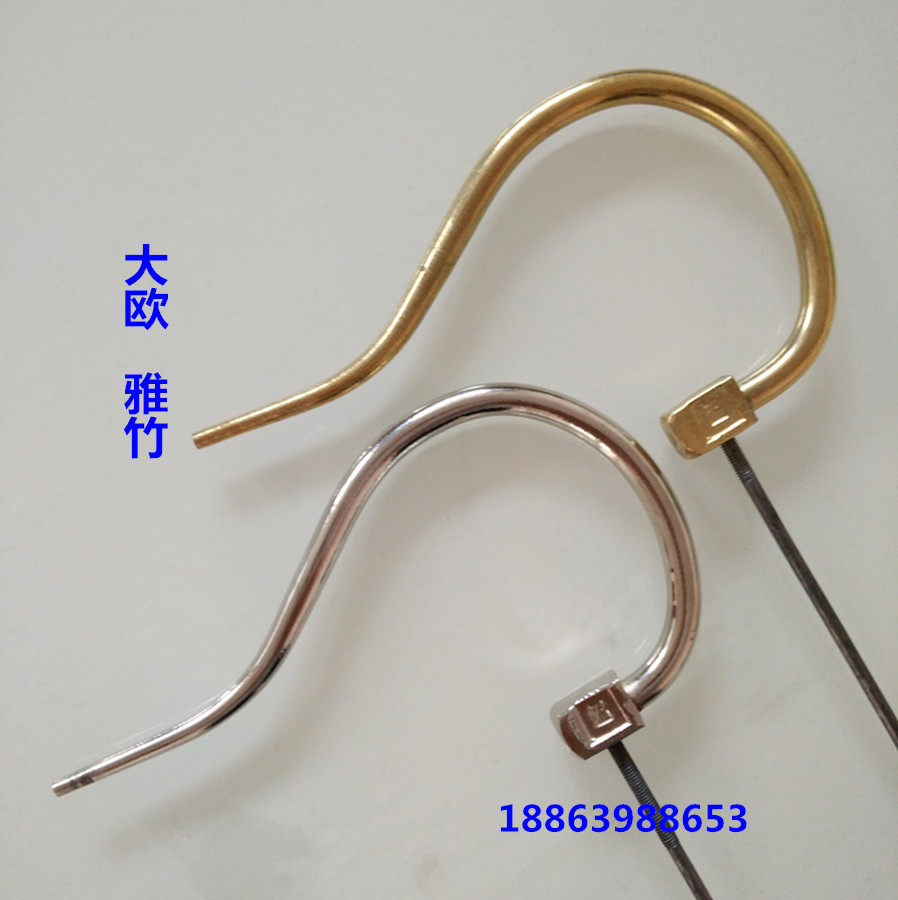 Painting Brow Bird Peppering Cage Boutique Copper Plated Galvanized Hook Hook Big Oya Bamboo Bird Cage Accessories