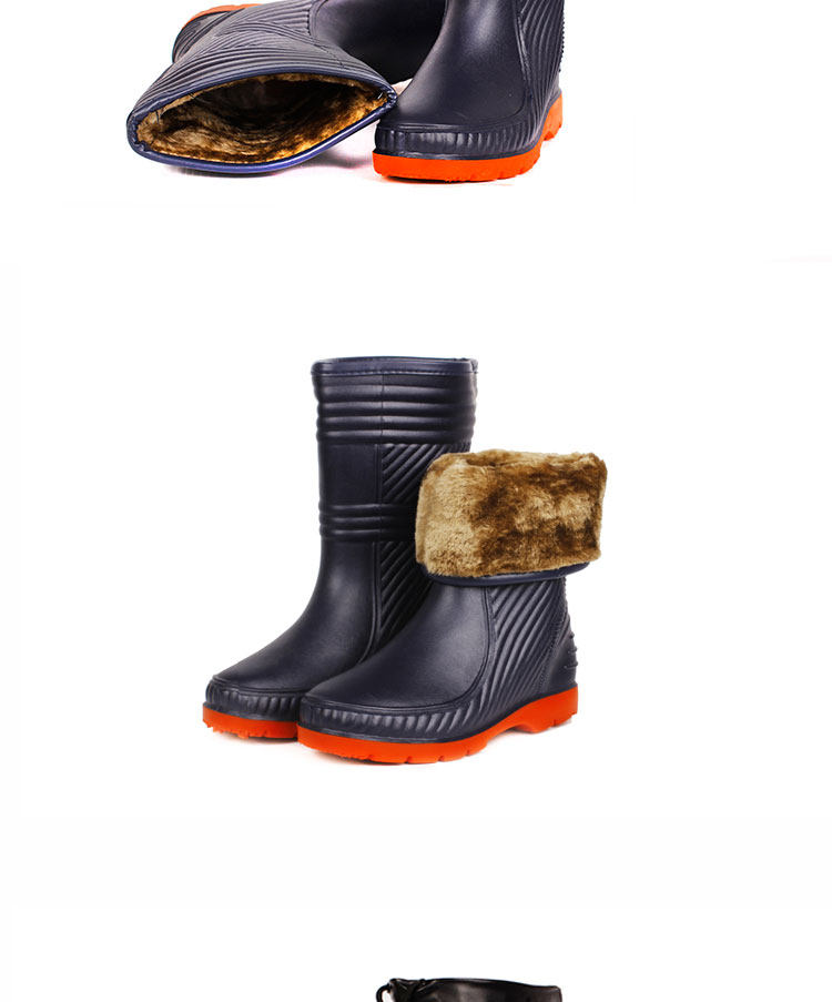 Chaussures - bottes caoutchouc homme pour hiver - semelle tendon - Ref 959995 Image 17
