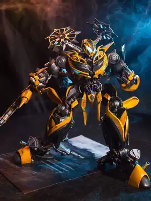 comicave 1 18 Transformers 4 CS Hornet alloy double-headed carving height 35cm luminous super movable