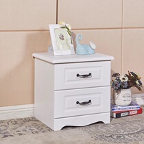 European bedside table simple modern bedroom bedside White small cabinet simple storage storage cabinet economical