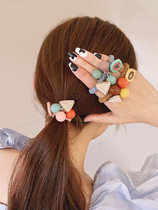 Leather case female head rope exquisite Net red with 2021 New Tide brand Korean style suitable for summer hipster summer