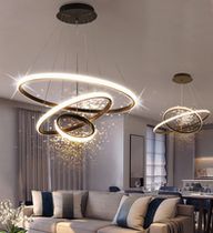 Japanese living room main lamp living room lamp 2021 new high-end luxury Chinese style simple atmosphere red light