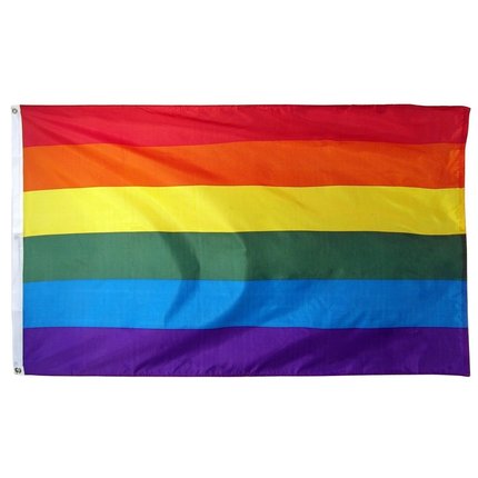 90 * 150cm No. 4 Gay Flag Rainbow Flag Rainbow Flag LGBT Gay Flag Decoration