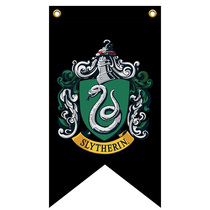 Flags custom-made Slytherin Slytherin Academy logo black decorative hanging cloth 75 * 125cm