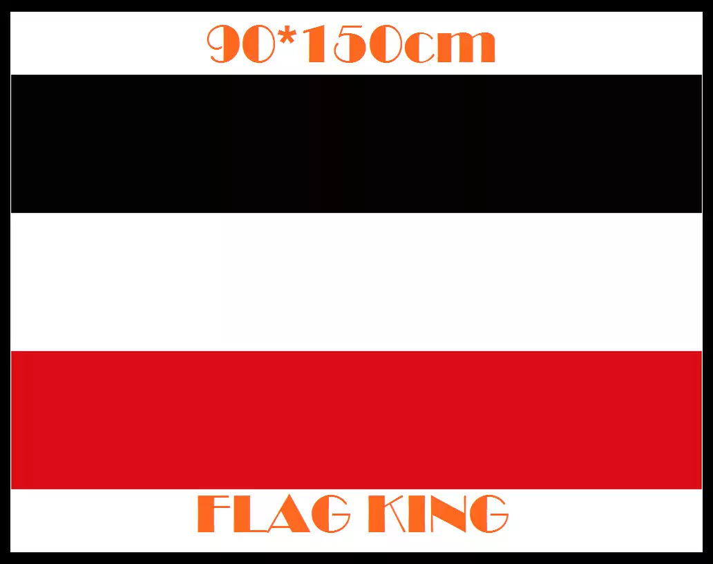 德意志第二帝國國旗4號旗90 x 150 CM 3 x 5 FT,包郵定製