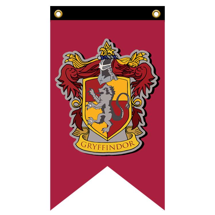 Flag set to be Granfendo Gryffindor College Flag Polyester Fiber Decoration Hanging Cloth 75 * 125cm