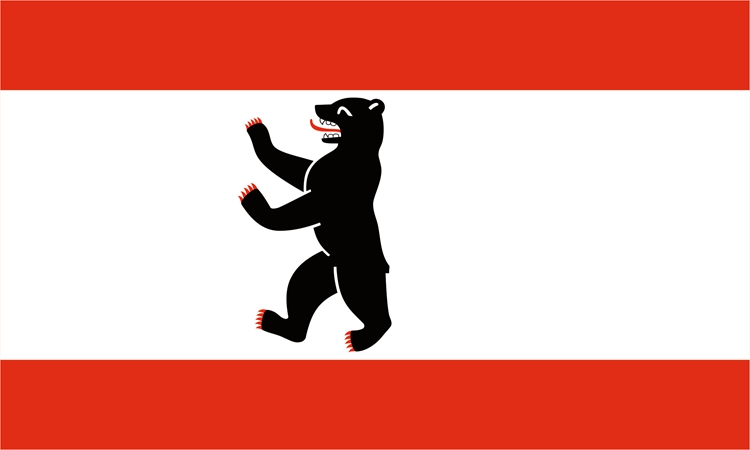 Germany Berlin State Flag 90 X 150 CM 3 X 5 FT Berlin State Flag