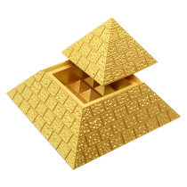 Xianglongtang new 18CM energy pyramid magnetic field generator deep sea energy stone wishing tower to recruit wealth transfer pendulum