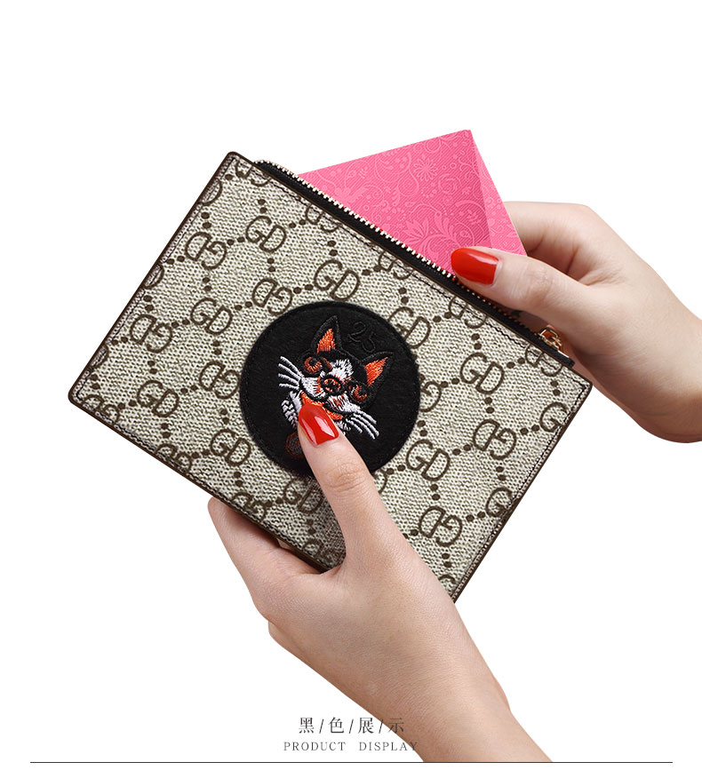 Hoàng đế Paul 2018 mới gói thẻ siêu mỏng dành cho nữ nhiều thẻ dung lượng lớn gói thẻ ví nữ ngắn đoạn đơn giản - Chủ thẻ ví để thẻ