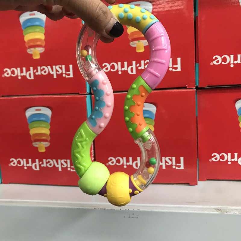 Export defect ever-changing magic ring rattle massage tablet multi-touch 0-1 year old educational toy exercise finger fine