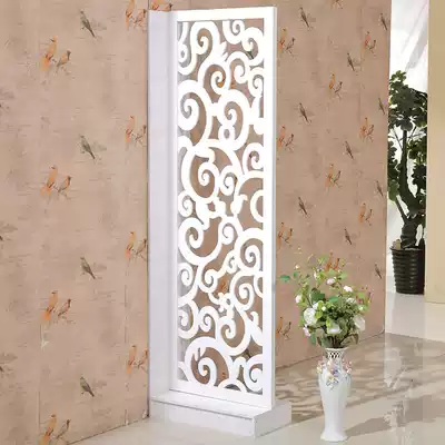 Feng Shui screen blocking toilet living room hollow European style simple modern bedroom folding small house porch double-sided