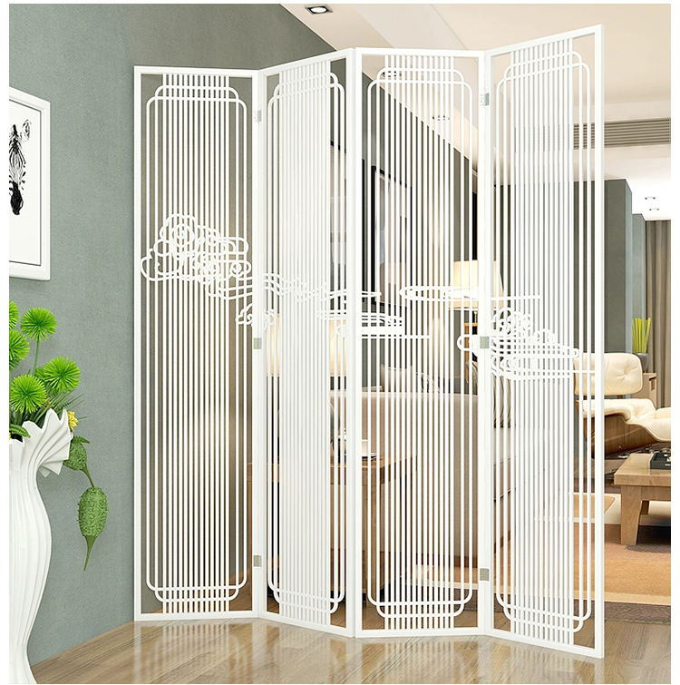 Phòng khách phòng ngủ Châu Âu gấp di động đơn giản hiện đại Trung Quốc màn hình phân vùng màn hình gấp màn hình hai mặt chạm khắc rèm - Màn hình / Cửa sổ khung bảo vệ cửa sổ