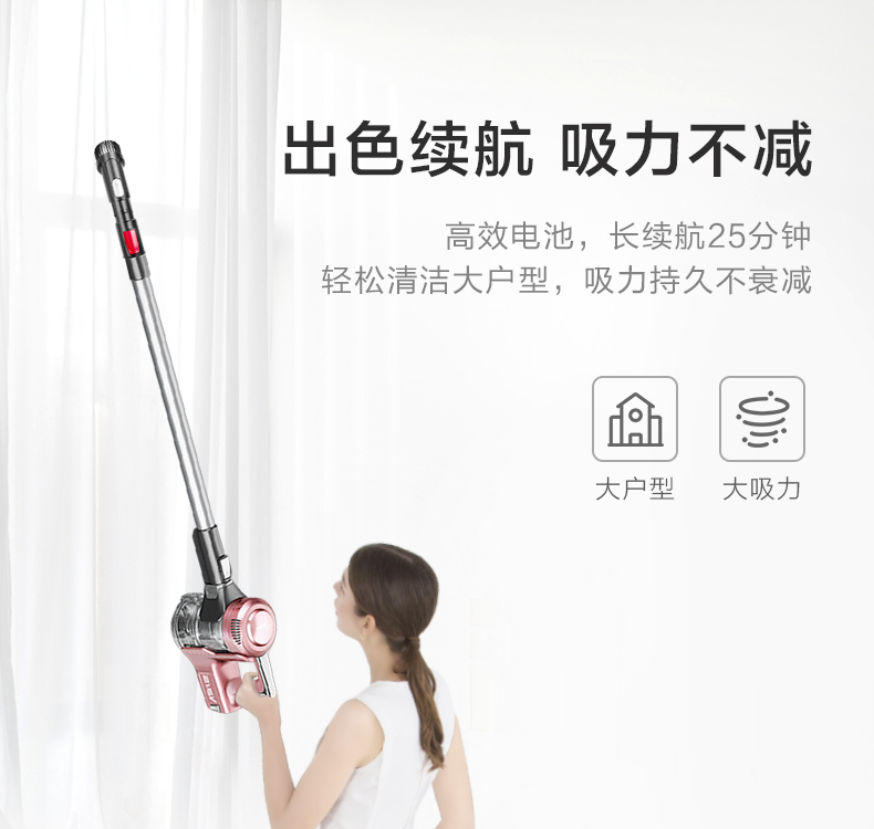 Máy hút bụi không dây đẹp gia đình mạnh mẽ cầm tay im lặng nhỏ không dây thú cưng Máy hút bụi P3-L - Máy hút bụi máy hút bụi không dây