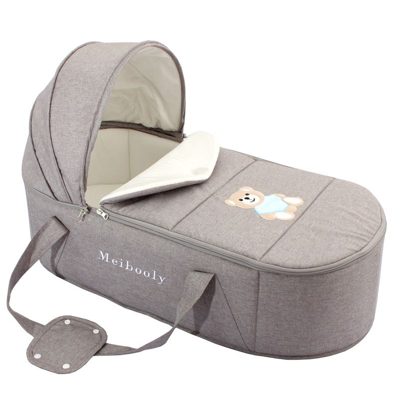 [USD 29.56] Baby basket sleeping basket newborn baby basket hand basket car portable out of