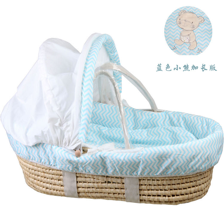[USD 55.46] Baby basket sleeping basket newborn baby basket hand basket