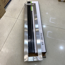 Glass door handle steel color square tube stainless steel brushed box wooden door 1 2 meter door handle