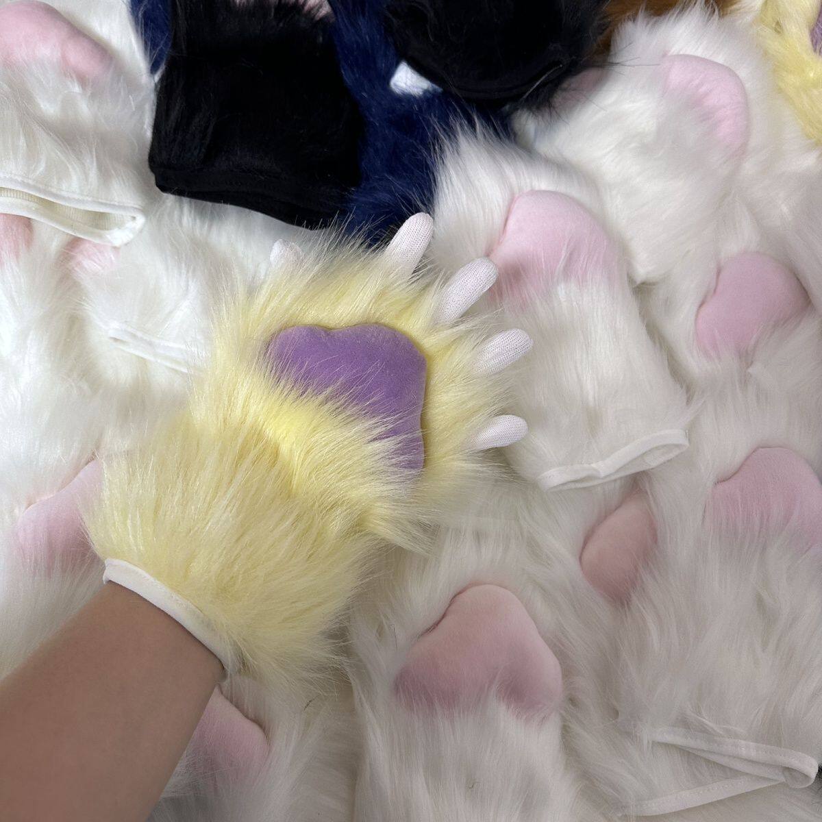 furry福瑞/兽装 【新店特惠】送触屏手套24小时现做现发kig系贴身兽爪furry四指爪 Other