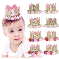 1 Childrens ins birthday hat Crown princess boy girl baby birthday decoration supplies 23