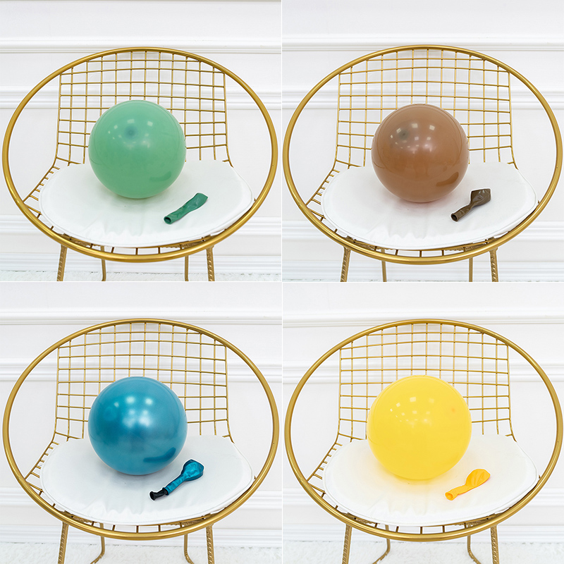 ins Morandi color matte balloon 10-inch birthday layout proposal room retro color scene decoration