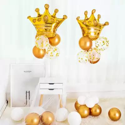 ins Net red balloon ornaments column table floating birthday decoration package Children Baby adult birthday party layout