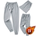 Phụ huynh mặc mùa đông mặc gia đình ba chiếc quần tây cộng với nhung dày thời trang mẹ và con thời trang mẹ và con thời trang nước ngoài - Trang phục dành cho cha mẹ và con Trang phục dành cho cha mẹ và con
