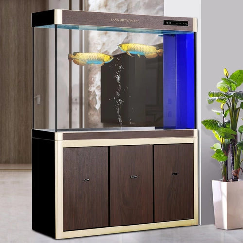 朗笙岛 Супер белый стеклянный драконский аквариум гостиная средняя часть аквариума экологическое дно фильтрация без замена воды замена воды 1,2 метра перегородка