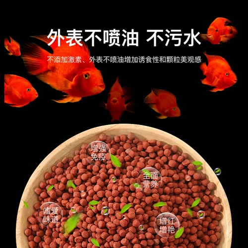 Рыба -пожиратель красный попугай рыбная крови.