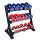 Dumbbell Rack for Home Gym, Three-Layer Rack for Placing Dumbbells, Small Three-Piece Personal Training Dumbbell Rack