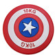 Captain America Dumbbell Set Pu Dumbbells Men's Fitness Home Gym Dumbbells Personal Training Rubber-Coated Captain America