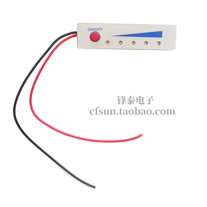 3 strings of 4 strings of lithium battery power display panel 12V Power of charge Display Power indication plate Five level of power indication