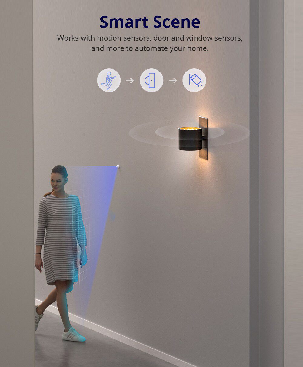 Интеллектуальный выключатель 双控智能wifi开关 支持alexa语音控制 sonoff mini r4智能开关 智能家居86型开关