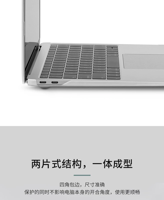 Ốp lưng Moshi Moss MacBookAir bảo vệ 13 inch 2018 macbook air Máy tính Apple - Phụ kiện máy tính xách tay decal máy tính casio