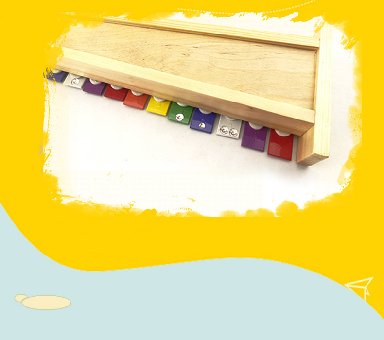 Chi Mei 15 tông màu nhôm đàn piano nhạc cụ gõ trẻ em mẫu giáo đồ chơi giáo dục mười lăm nhạc - Đồ chơi nhạc cụ cho trẻ em đàn organ đồ chơi cho be