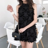 Юбка, платье, 2020, французский стиль, свободный прямой крой